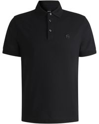 BOSS - Polo En Coton À Monogramme Double B - Lyst