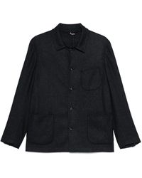 Dell'Oglio - Single-Breasted Shirt Jacket - Lyst