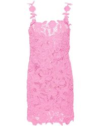 Blumarine - Floral Crochet-knit Dress - Lyst