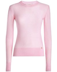 Genny - Fine-Knit Long-Sleeve Top - Lyst