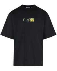 Off-White c/o Virgil Abloh - Spices Arrow Cotton T-Shirt - Lyst
