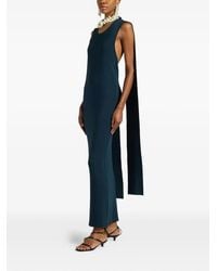Liviana Conti - Robe Drapée Breanna À Dos Ouvert - Lyst