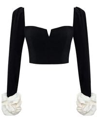 POST MERIDIEM - Velvet Top - Lyst