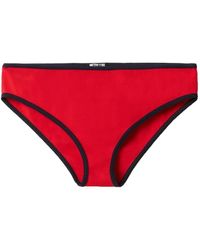 Miu Miu - Bas De Bikini En Maille Technique - Lyst