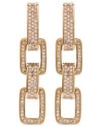 SHAY - Orecchini Pendenti Triple Deco Link - Lyst