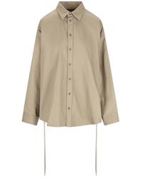 Balenciaga - Shirt With Buttons Up The Front - Lyst