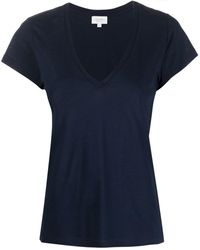 Mazzarelli - V-neck Cotton T-shirt - Lyst