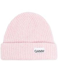 Ganni - リブニット ビーニー - Lyst