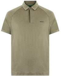 BOSS - Raglan-Sleeve Polo Shirt - Lyst