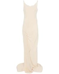 DE SANTIS - Gathered Sleeveless Maxi Dress - Lyst