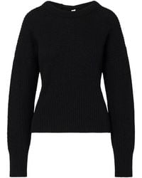 Liu Jo - Wool Blend Sweater With Bow - Lyst