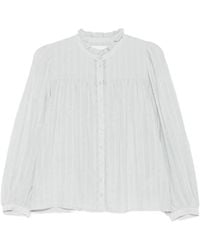 Ba&sh - Bestickte Melody Bluse Mit Rüschen - Lyst