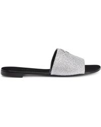 Giuseppe Zanotti - Shirley Glitter Sandals - Lyst