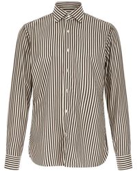 Borriello - Striped Buttoned Shirt - Lyst