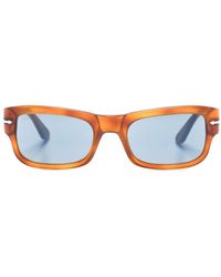 Persol - Po3326s Rectangle-frame Transparent Sunglasses - Lyst
