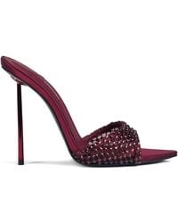 Le Silla - 120Mm Gilda Satin Sandals - Lyst