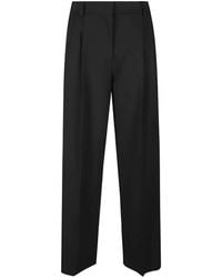 Patrizia Pepe - Pleated Wide-Leg Trousers - Lyst