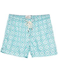 Peninsula - Anelli Badeshorts Mit Geometrischem Muster - Lyst