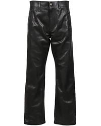 Fear Of God - Straight-Leg Leather Trousers - Lyst