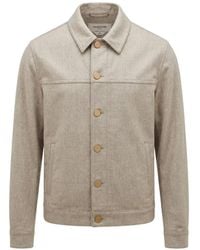 Jacob Cohen - Button-Up Wool Jacket - Lyst