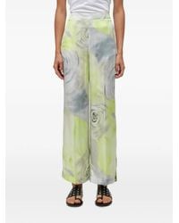 Blugirl Blumarine - Pantalon Ample À Fleurs - Lyst