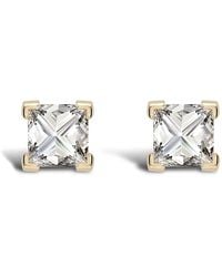 Pragnell - 18Kt Rockchic Diamond Solitaire Earrings - Lyst