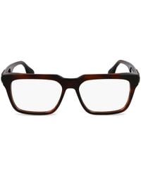 Victoria Beckham - Rectangle-Frame Glasses - Lyst