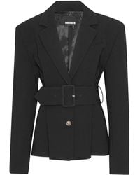 ROTATE BIRGER CHRISTENSEN - Blazer With Belt - Lyst