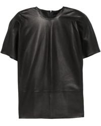 TOTEME - Haut Cocoon En Cuir - Lyst