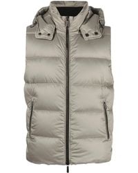 Moorer - High-Neck Padded Gilet - Lyst