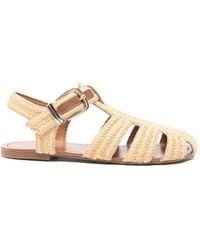Maje - Woven Buckle Sandals - Lyst