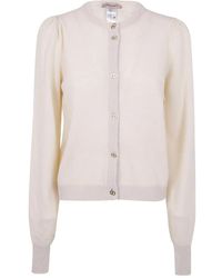 Twinset - Cardigan Con Bottoni E Maniche A Palloncino - Lyst