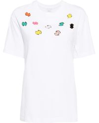 Patou - T-Shirt À Logo Appliqué - Lyst