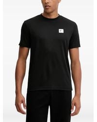 EA7 - Logo-Patch T-Shirt - Lyst