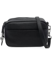 Liu Jo - Logo-Charm Pebbled Shoulder Bag - Lyst