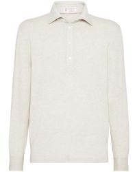 Brunello Cucinelli - カシミア ポロシャツ - Lyst