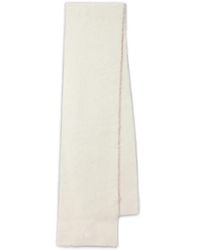 Isabel Marant - Firny Embroidered-Logo Knitted Scarf - Lyst