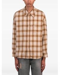 Séfr - Check-Print Flannel Shirt - Lyst