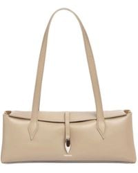 Vera Wang - East-West Leather Shoulder Bag - Lyst