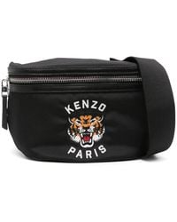 KENZO - Varsity Logo-embroidered Belt Bag - Lyst