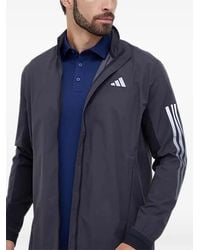 adidas - Side-Stripe Zip-Up Windbreaker - Lyst