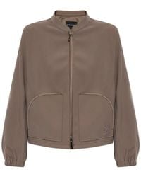 Emporio Armani - Bomberjack Met Geborduurd Logo - Lyst