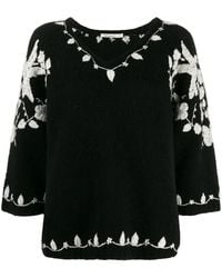 Mes Demoiselles - Embroidered Design Jumper - Lyst