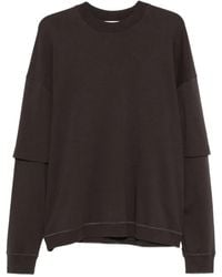 DARKPARK - Double-layered Crew-neck Sweatshirt - Lyst