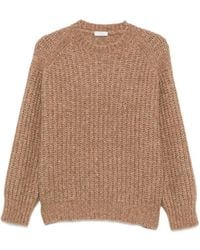Peserico - Ribbed-Knit Raglan-Sleeve Sweater - Lyst