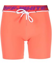Off-White c/o Virgil Abloh - Short De Sport À Bande Logo - Lyst