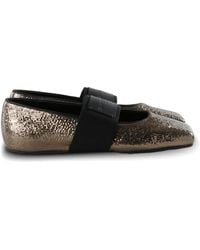 Givenchy - Sliced Square Ballerinas - Lyst