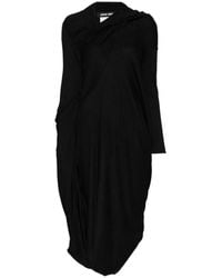Junya Watanabe - Vestido Drapeado Con Diseño Asimétrico - Lyst