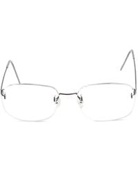 Lindberg - Rimless Rectangle-Frame Glasses - Lyst