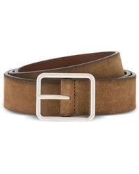 BOGGI - Suede Buckle Belt - Lyst